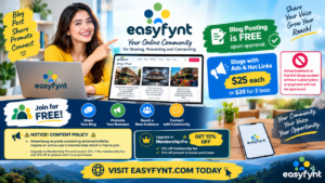 Want to Promote Your Business? Post on EasyFynt.com | Join FREE!