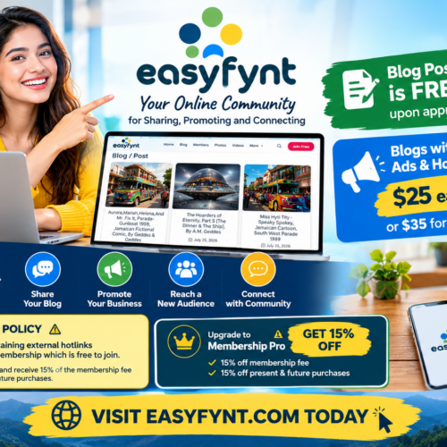 Post Your Blog & Promote Your Business on EasyFynt.com | Join FREE!